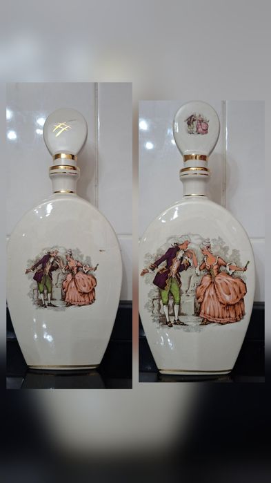 Garrafa com copinhos com pé