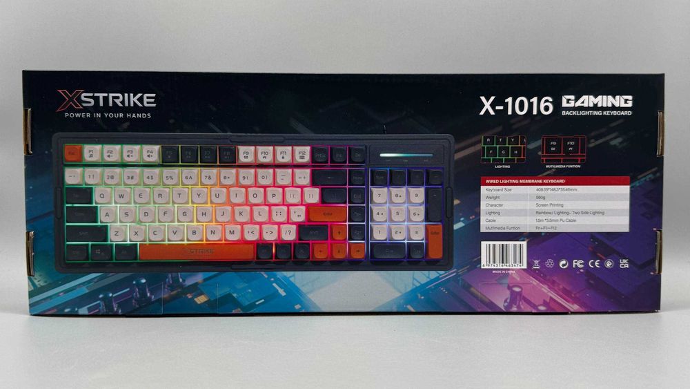 Клавиатура Игровая Led XSTRIKE X-1016 Gaming RGB USB