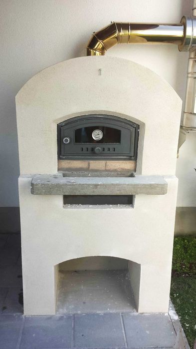 Piec do chleba i pizzy opalany drewnem 60x90