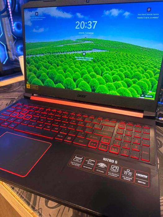 Acer Nitro V I GTX 1650 I I5 9300H 2.4GHz I 16GB RAM DDR4 I 500GB SSD I