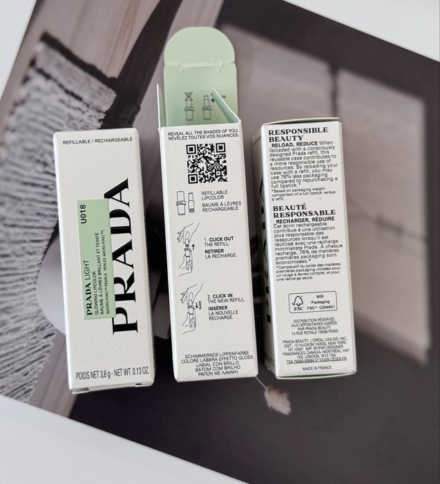 Бальзам для губ  PRADA LIGHT Glowing Lipcolor