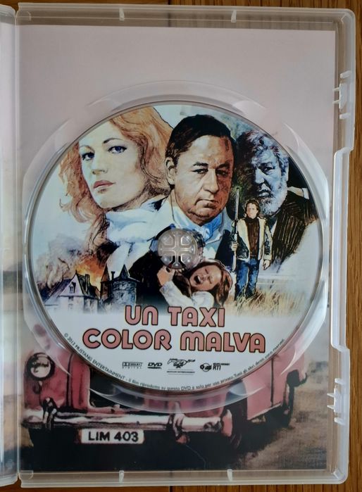 Un taxi color malva