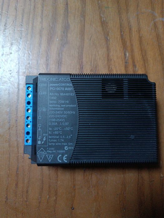 Tridonic 86457898 ЕПРА Tridonic PCI 0070 B011 70 вт 220-240V