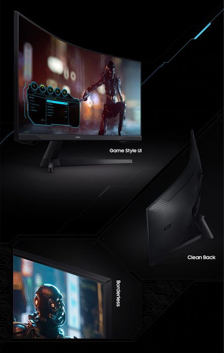 Ігровий вигнутий монітор Samsung Odyssey G5 діагональ 34 ідеальний стан