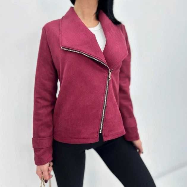 Замшева куртка жакет Fashion Girl р.50-52