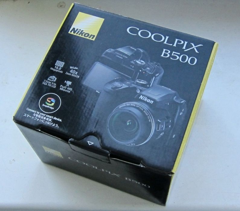 Фотоапарат Nikon Coolpix B500 Black (VNA951E1)(Bluetooth/Wi-Fi/NFC)