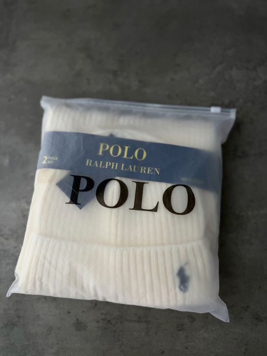 Набір шапка та шарф polo ralph