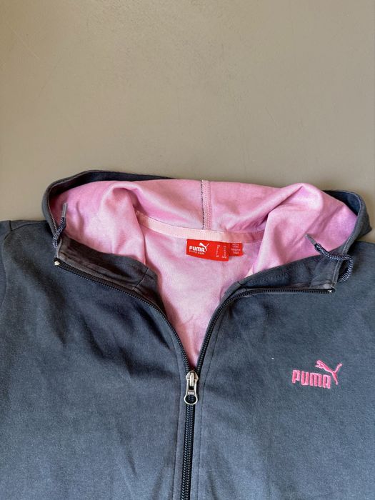 Bluza Puma S Grafit róż