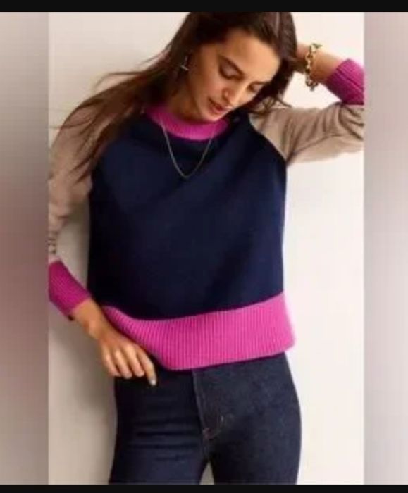 Джемпер вовна Boden S, XS синій