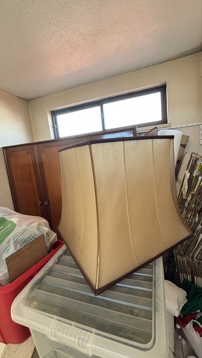 Abat jour de seda natural