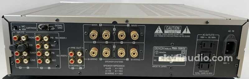 DENON 1500  AMPLIFICADOR    (  c/ comando original  )