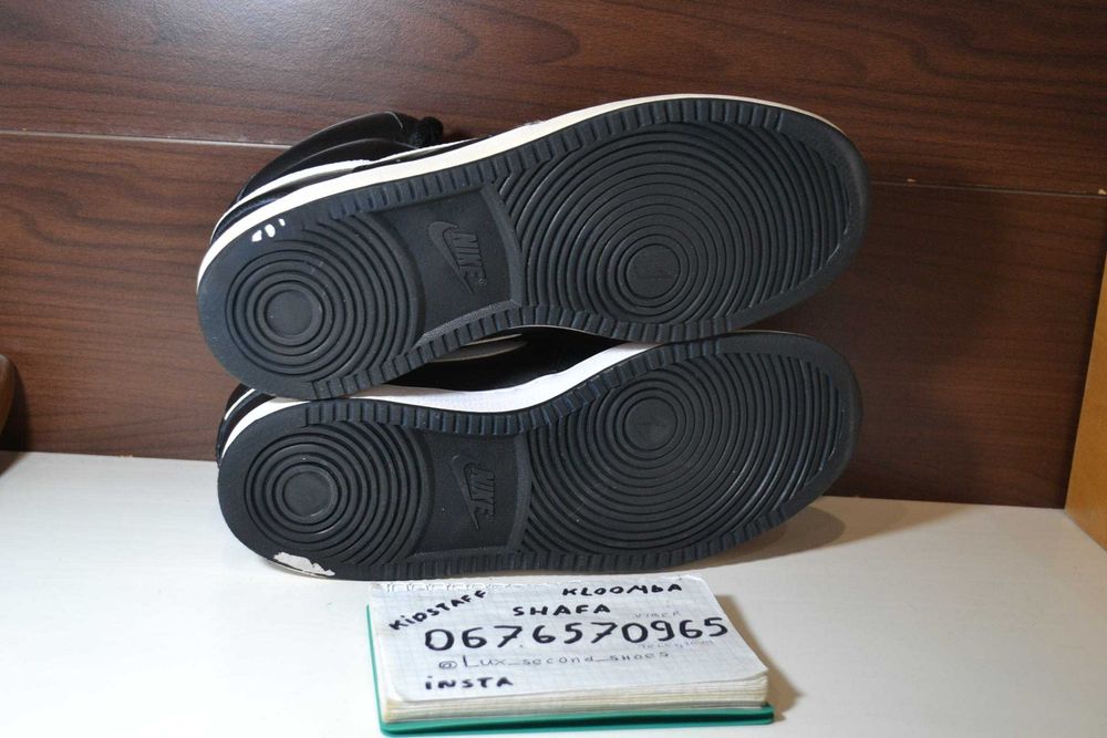 nike court vision 44.5р кроссовки кеды сникерсы ботинки кожаные