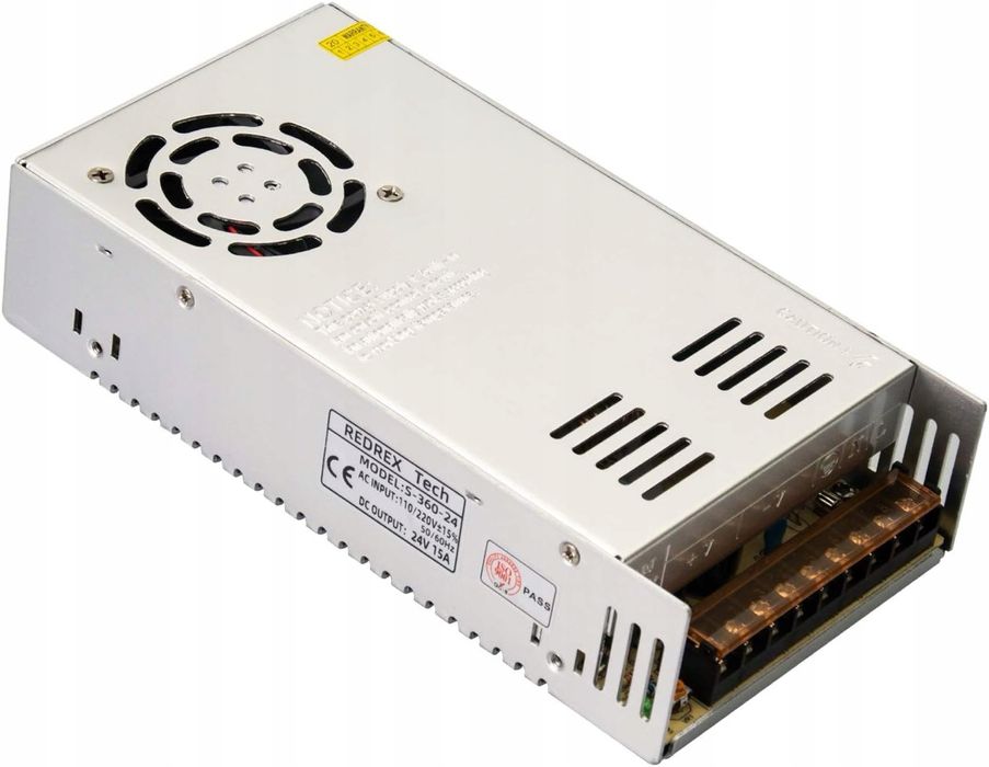 Uniwersalny, regulowany zasilacz impulsowy DC 12V 20A