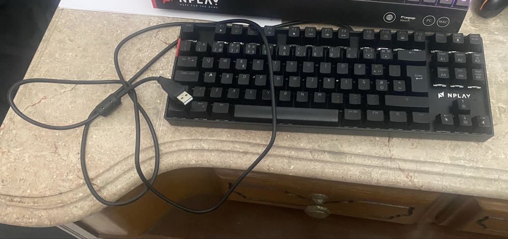 Teclado gaming nplay switch azul