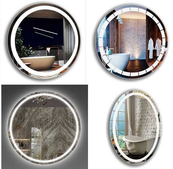 Новое зеркало с подсветкой, влагостойкое. LED, ЛЭД, ЛЕД светодиоды.