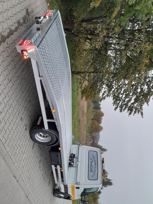 Zabudowa lawety najazdy platforma lawety pomocy drogowej master ducato