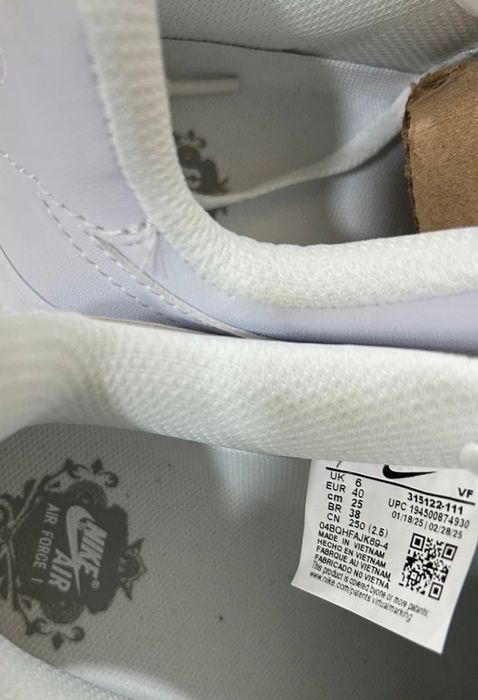 Nike Air Force 1 Branco 45  New