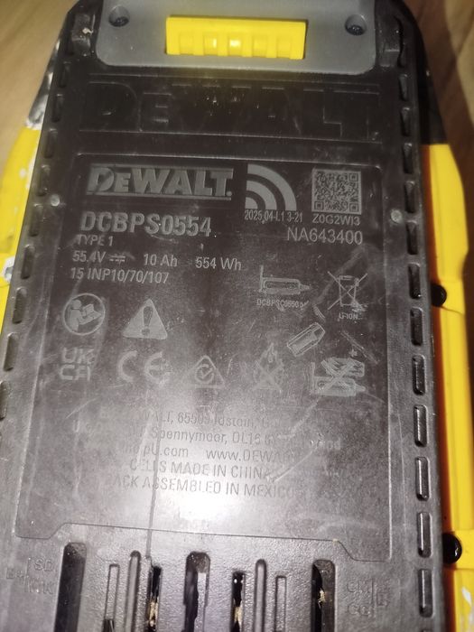 Bateria akumulator DeWalt PowerShift 54V  554 WH