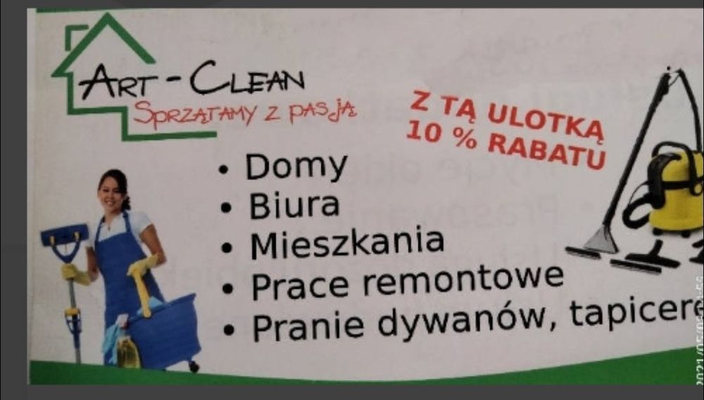 Mycie okien drobne prace porządkowe