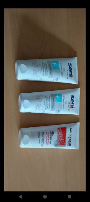 3 nowe żele antybakteryjne