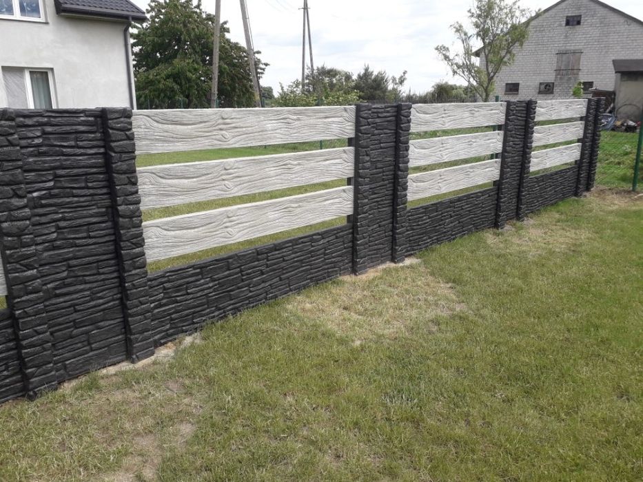 Płoty betonowe ,nowość dwustronne ,podmurówki