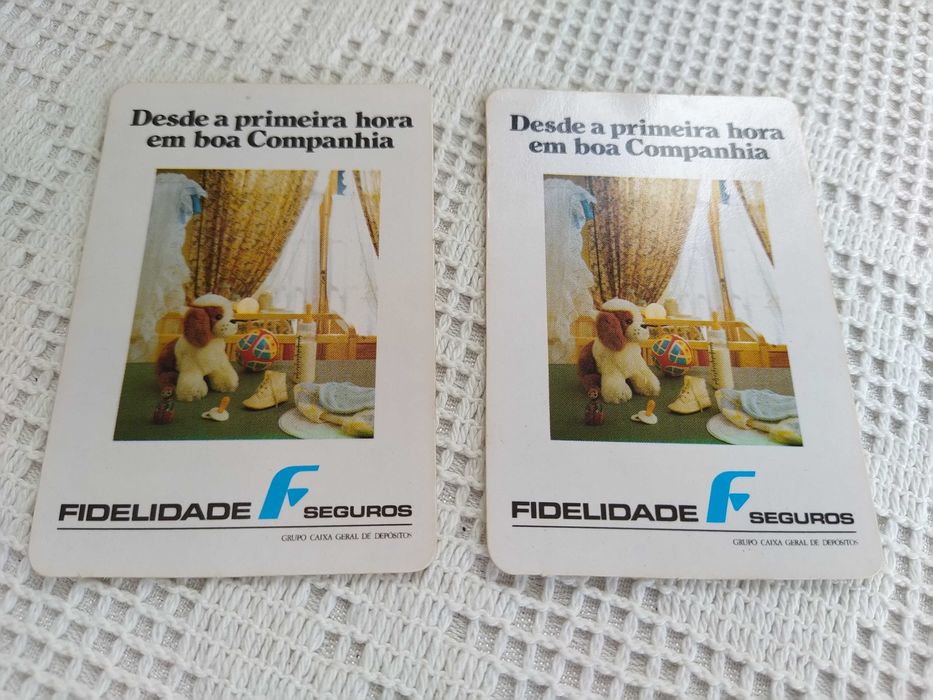 Calendários da Companhia de Seguros Fidelidade - 1991