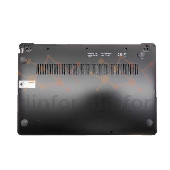 Cover Case Bottom Inferior Tampa Carcaça Insys INSYS GW1-W148
