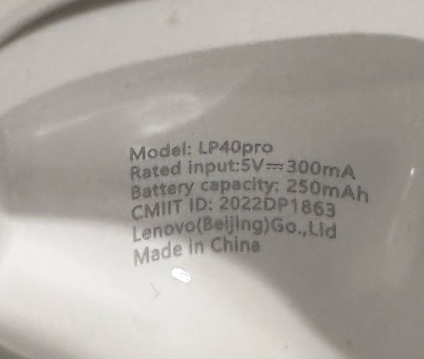 Fones Lenovo LP40 Pro