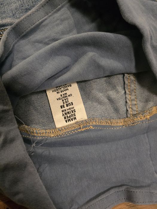 Spodnie ciążowe H&M skinny jeans 38