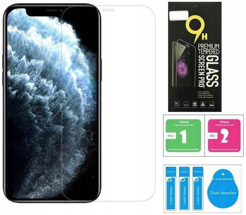 Szkło Hartowane 9H Do Iphone 12 Pro Max Zestaw