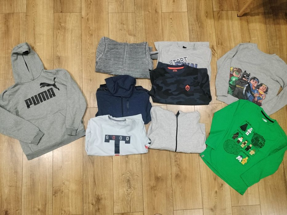 Duża paka ubranek dla chłopca rozm 140