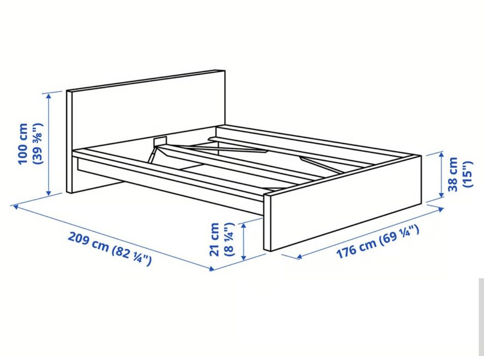 Cama de casal IKEA