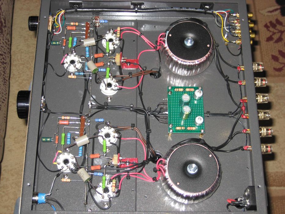 Ламповий двотактний підсилювач 6п3с. Новий.