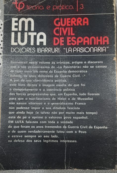 Livro Dolores Ibarruri ''La Pasionaria'' / Guerra Civil de Espanha