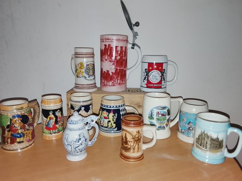 Пивные кружки. Керамика и стекло