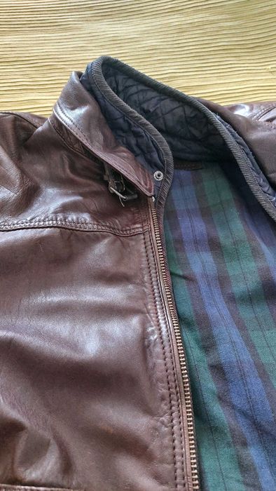 Casaco Novo de pele verdadeira (Massimo Dutti) - Homem