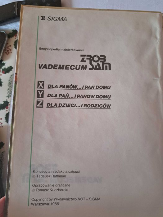 Poradnik "Zrób to sam" 3 tomy XYZ