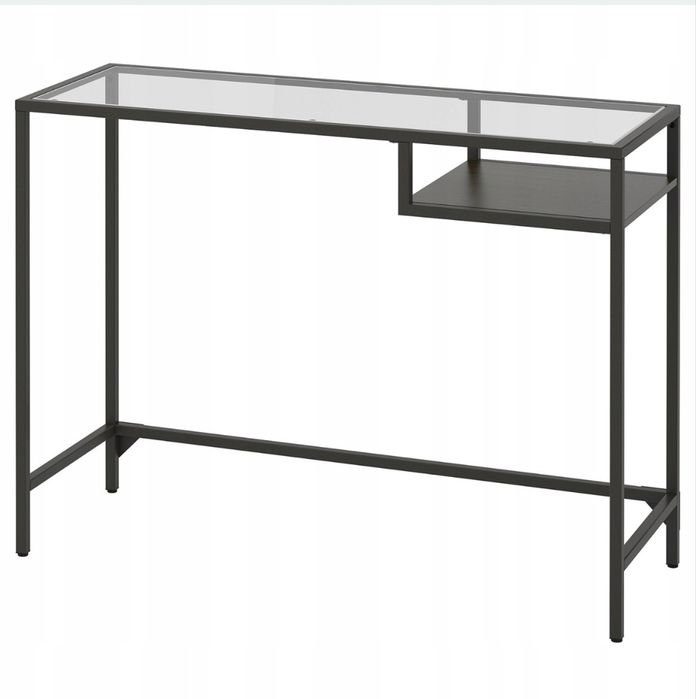 Biurko na laptopa szklany IKEA