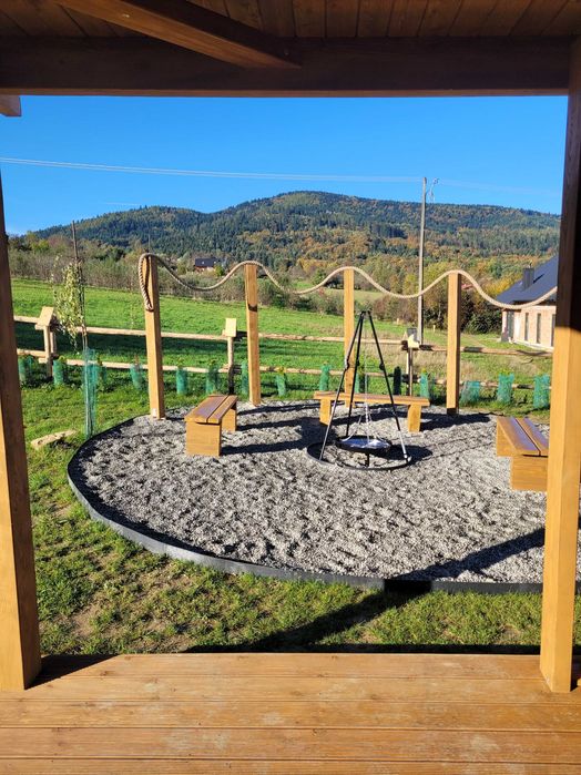 domek z jacuzzi noclegi domek w górach Beskidy weekend wakacje wypoczynek wynajem