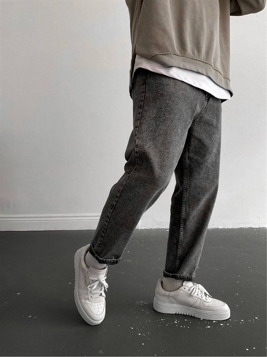 Чоловічі джинси мом в темно-сірому кольорі, Мужские джинсы мом, Якість