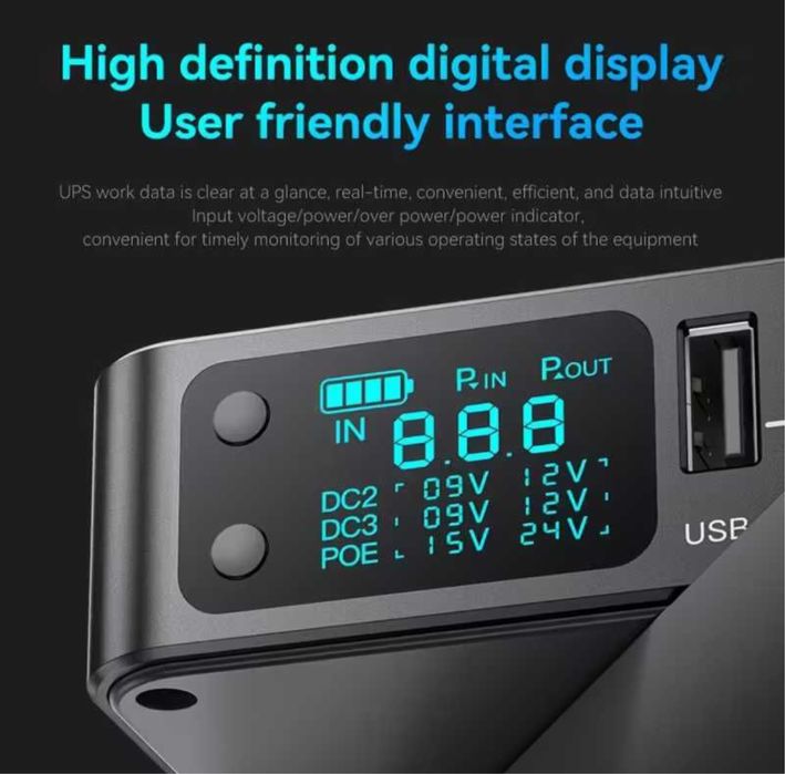 Mini-UPS Skazeke 18000mAh для роутера,інтернет без світла