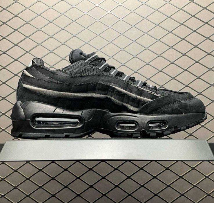 (БЕЗ ПЕРЕДОПЛАТИ)Nike Air Max 95 х CDG найк аір макс 95 чорні