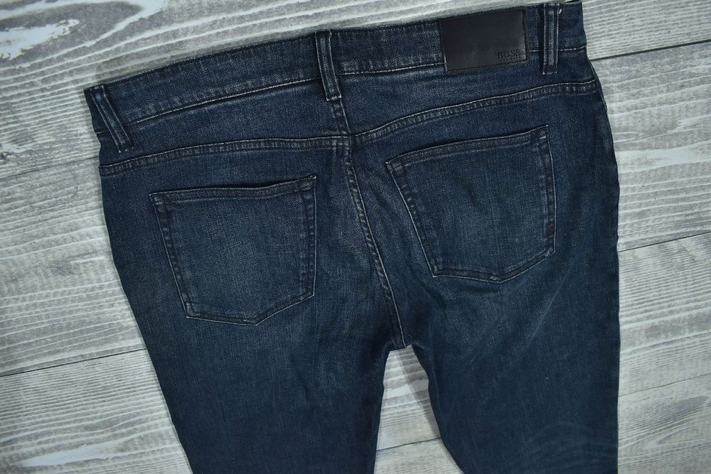 Hugo Boss Delaware 020 Slim Fit Spodnie Jeansy Męskie W34 L36