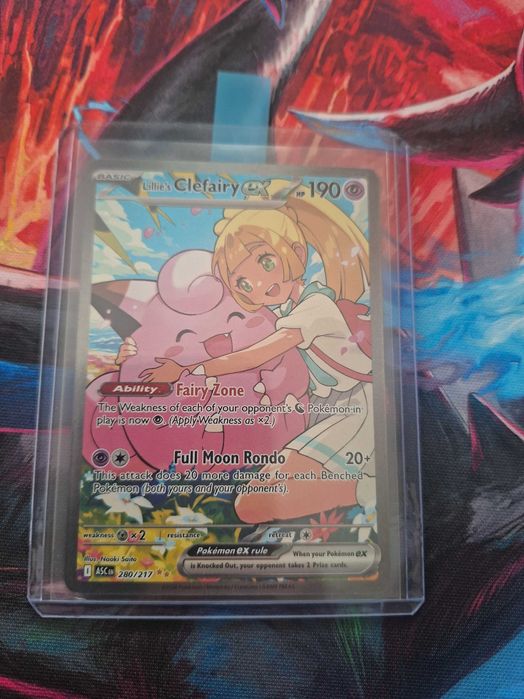 Pokemon Lillie's Clefairy Ex Ascended Heroes