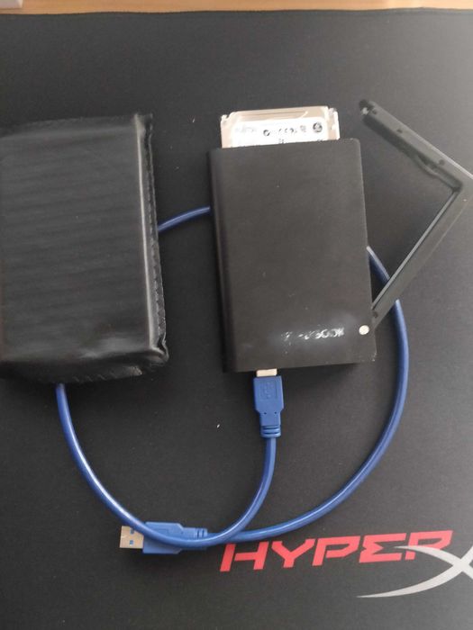Caixa disco 2.5'' USB3.0 abertura rápida
