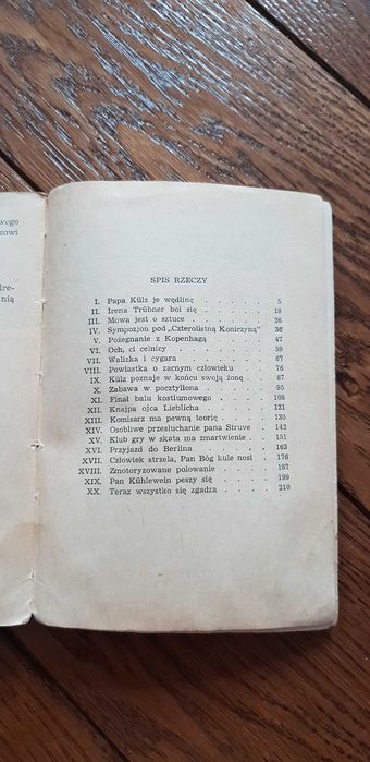 Książka rok 1957 "Zaginiona miniatura" Erich Kastner