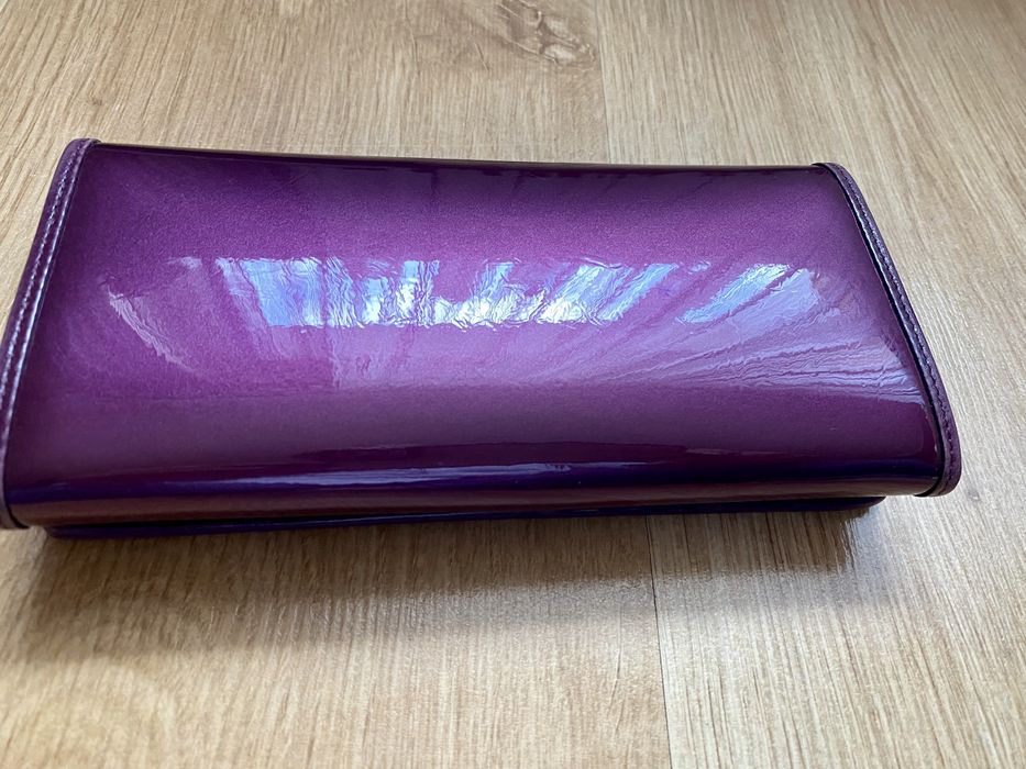 Portfel Wittchen Verona skóra lakierowana fioletowy