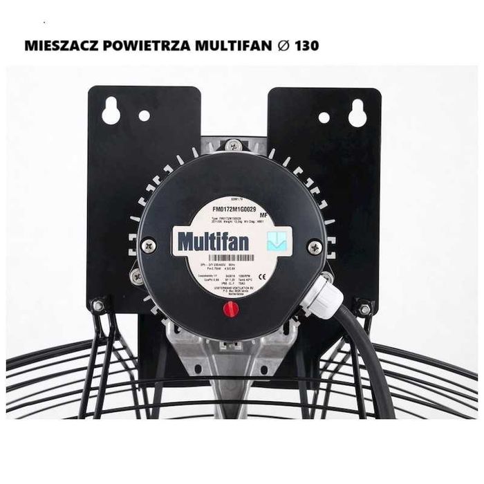 Wentylator oborowy Multifan - mieszacz powietrza koszowy , helikopter