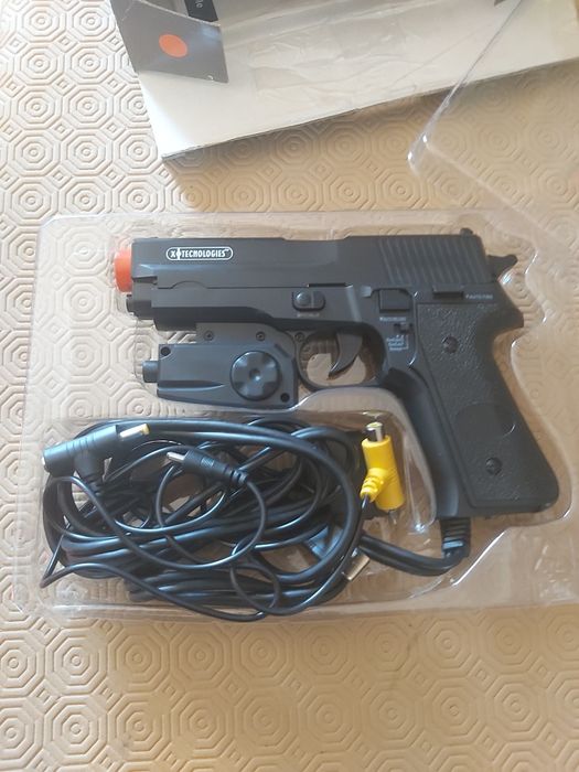 Pistola PS2 ou PS1 Virtual Gun Tec 907