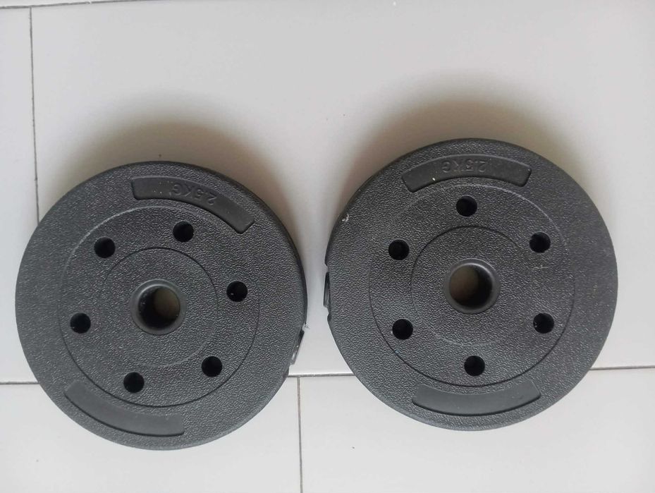 Zestaw Hantli Bitumicznych 17kg